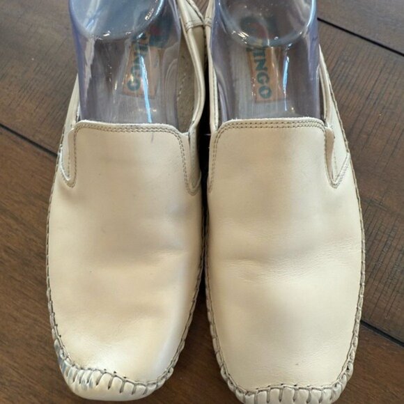 Dingo by Fluchos Men’s Slip-On Leather Loafers EUR 42 US 9 Beige Stitched Moc main image 10